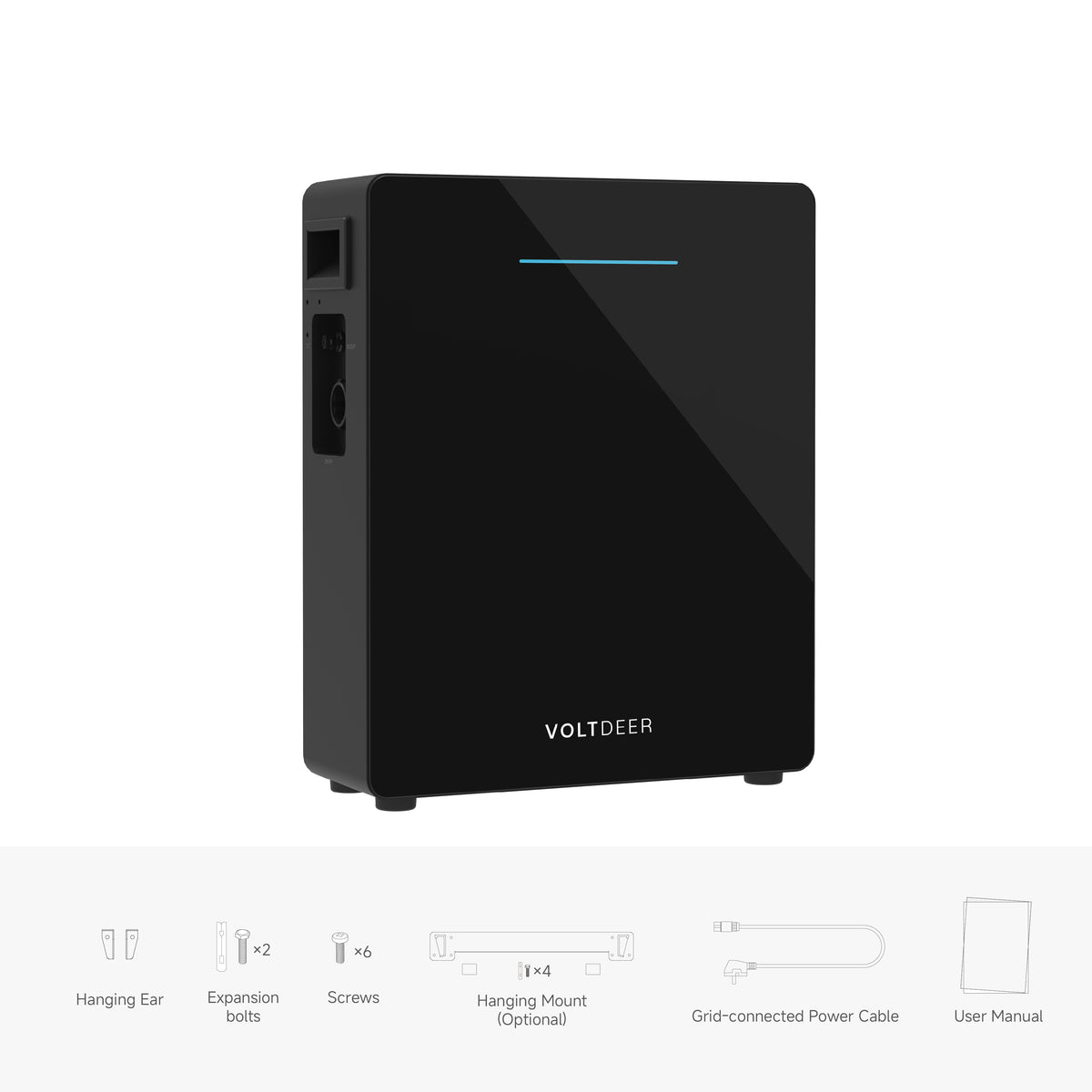 Voltdeer SR5000 AC Pro | 2.5kW, 5.12kWh | Pylontech LiFePO₄ met noodstroom