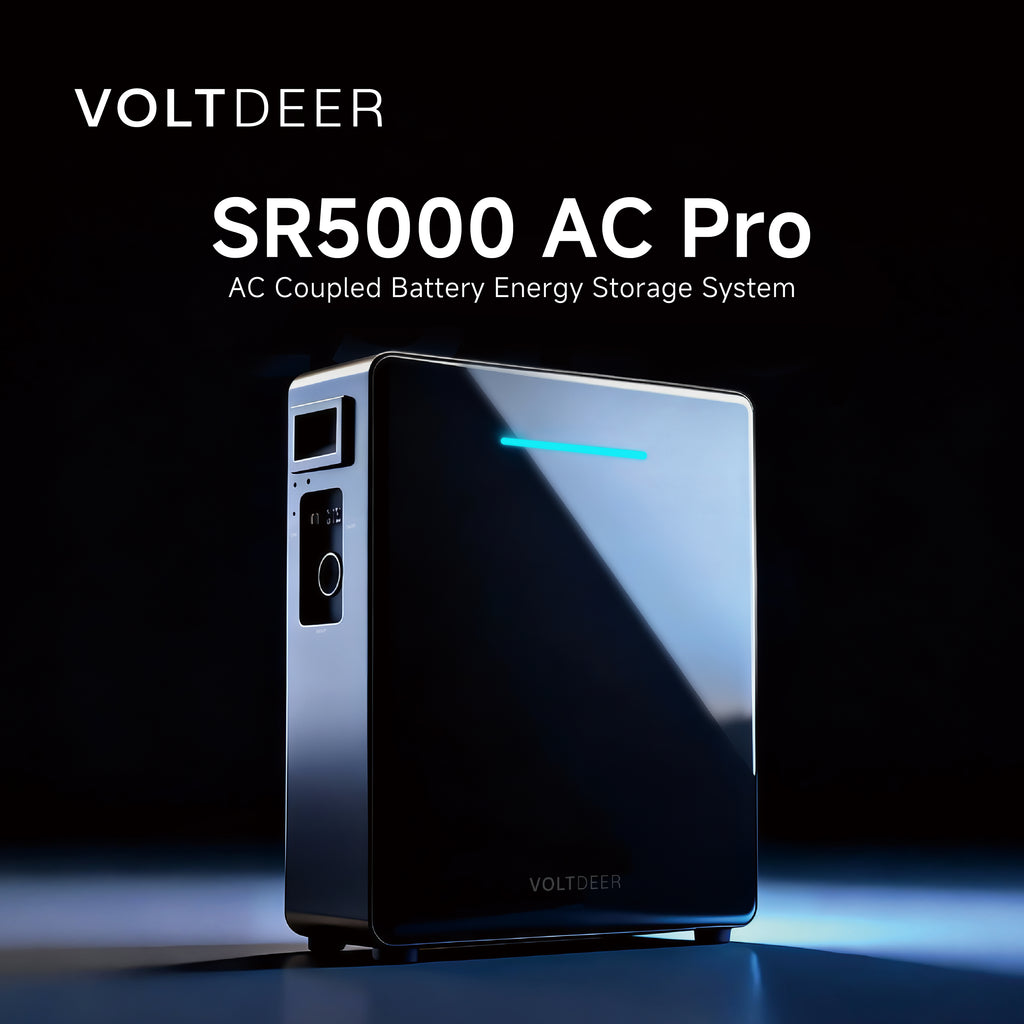 Voltdeer SR5000 AC Pro | 2.5kW, 5.12kWh | Pylontech LiFePO₄ met noodstroom