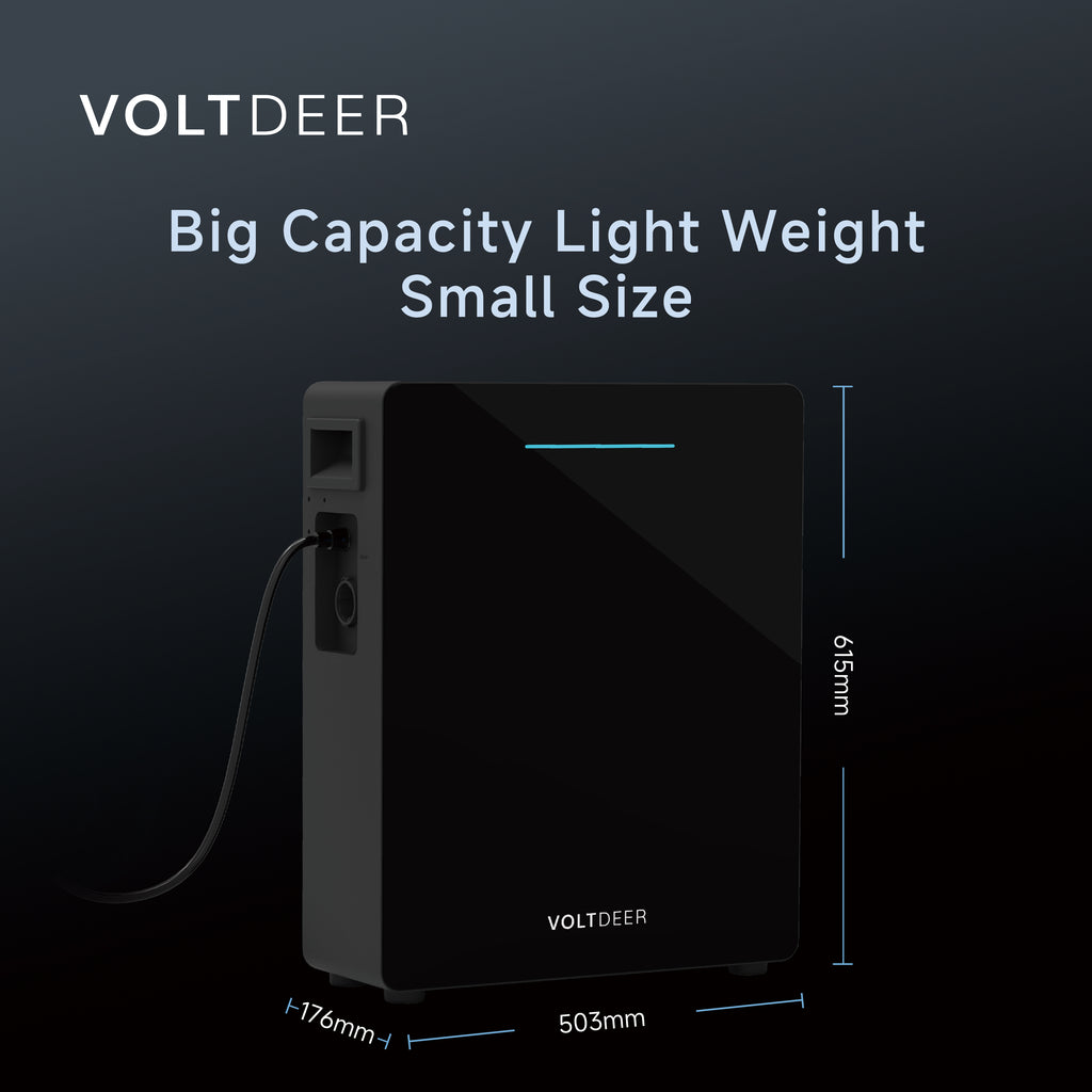 Voltdeer SR5000 AC Pro | 2.5kW, 5.12kWh | Pylontech LiFePO₄ met noodstroom