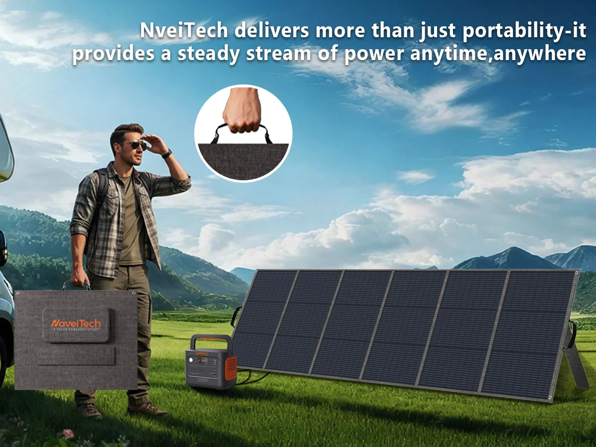 400W folding panel outdoor manufacturer illustration
